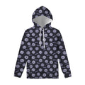 Maya Symbol Pattern Print Pullover Hoodie
