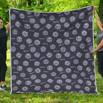 Maya Symbol Pattern Print Quilt