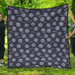 Maya Symbol Pattern Print Quilt
