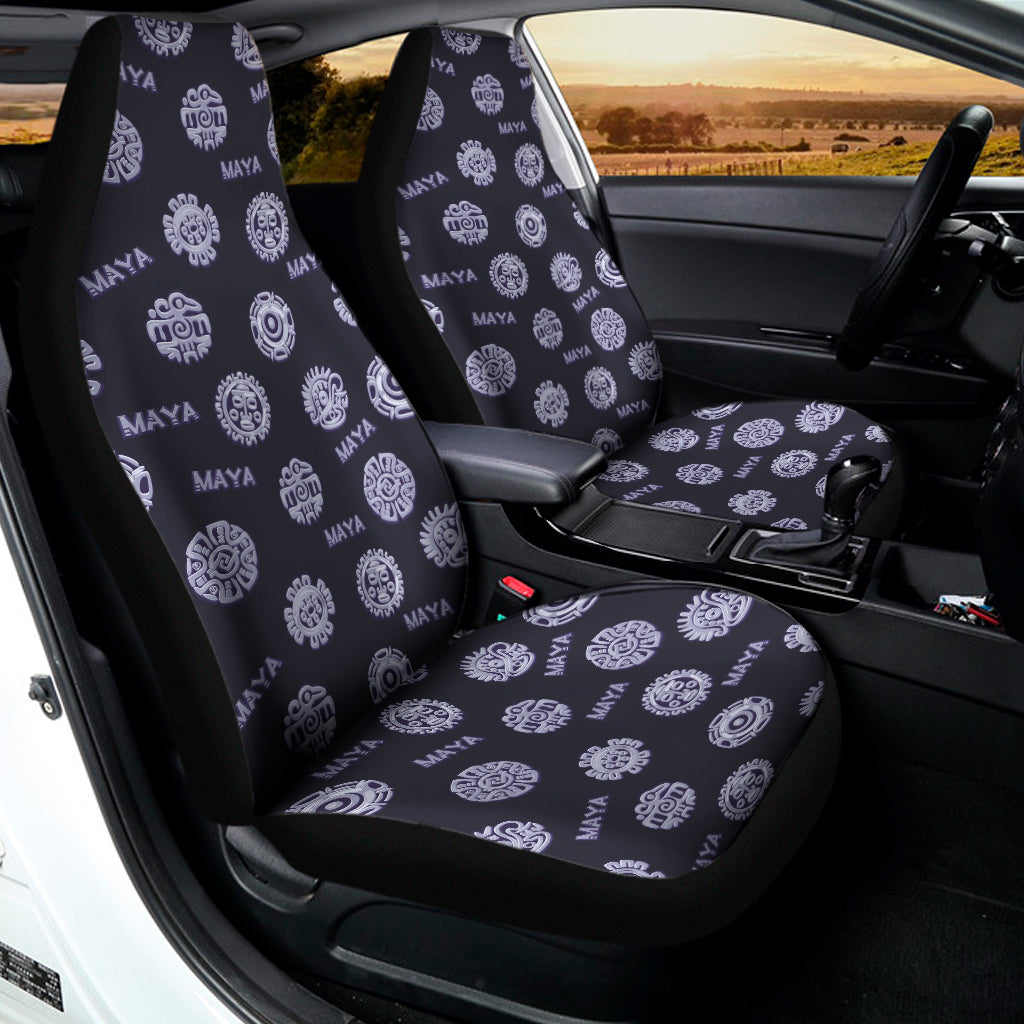 Maya Symbol Pattern Print Universal Fit Car Seat Covers