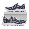 Maya Symbol Pattern Print White Running Shoes