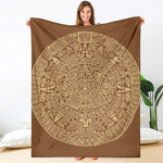 Mayan Calendar Print Blanket