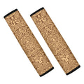 Mayan Calendar Print Car Seat Belt Covers