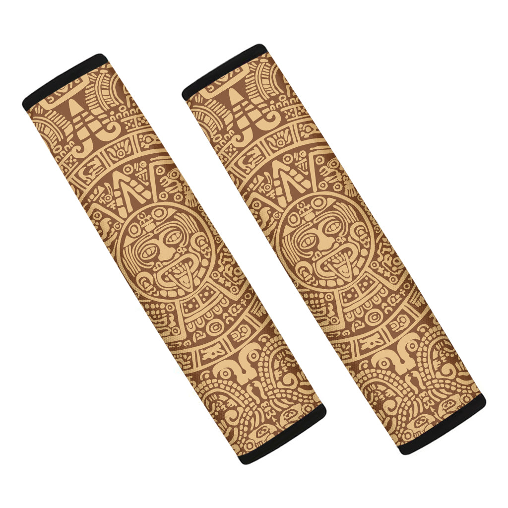 Mayan Calendar Print Car Seat Belt Covers