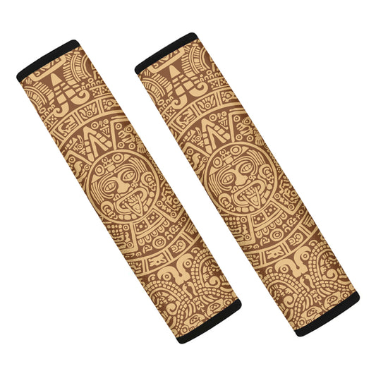 Mayan Calendar Print Car Seat Belt Covers