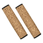 Mayan Calendar Print Car Seat Belt Covers