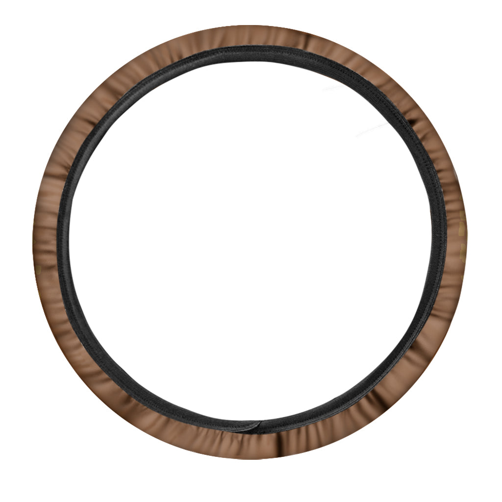 Mayan Calendar Print Car Steering Wheel Cover