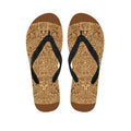 Mayan Calendar Print Flip Flops