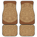 Mayan Calendar Print Front and Back Car Floor Mats