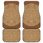 Mayan Calendar Print Front and Back Car Floor Mats