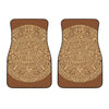 Mayan Calendar Print Front Car Floor Mats