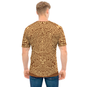 Mayan Calendar Print Men's T-Shirt