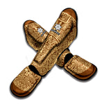 Mayan Calendar Print Muay Thai Shin Guard