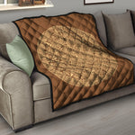 Mayan Calendar Print Quilt