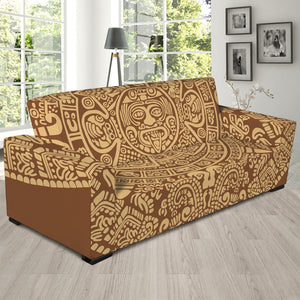 Mayan Calendar Print Sofa Slipcover