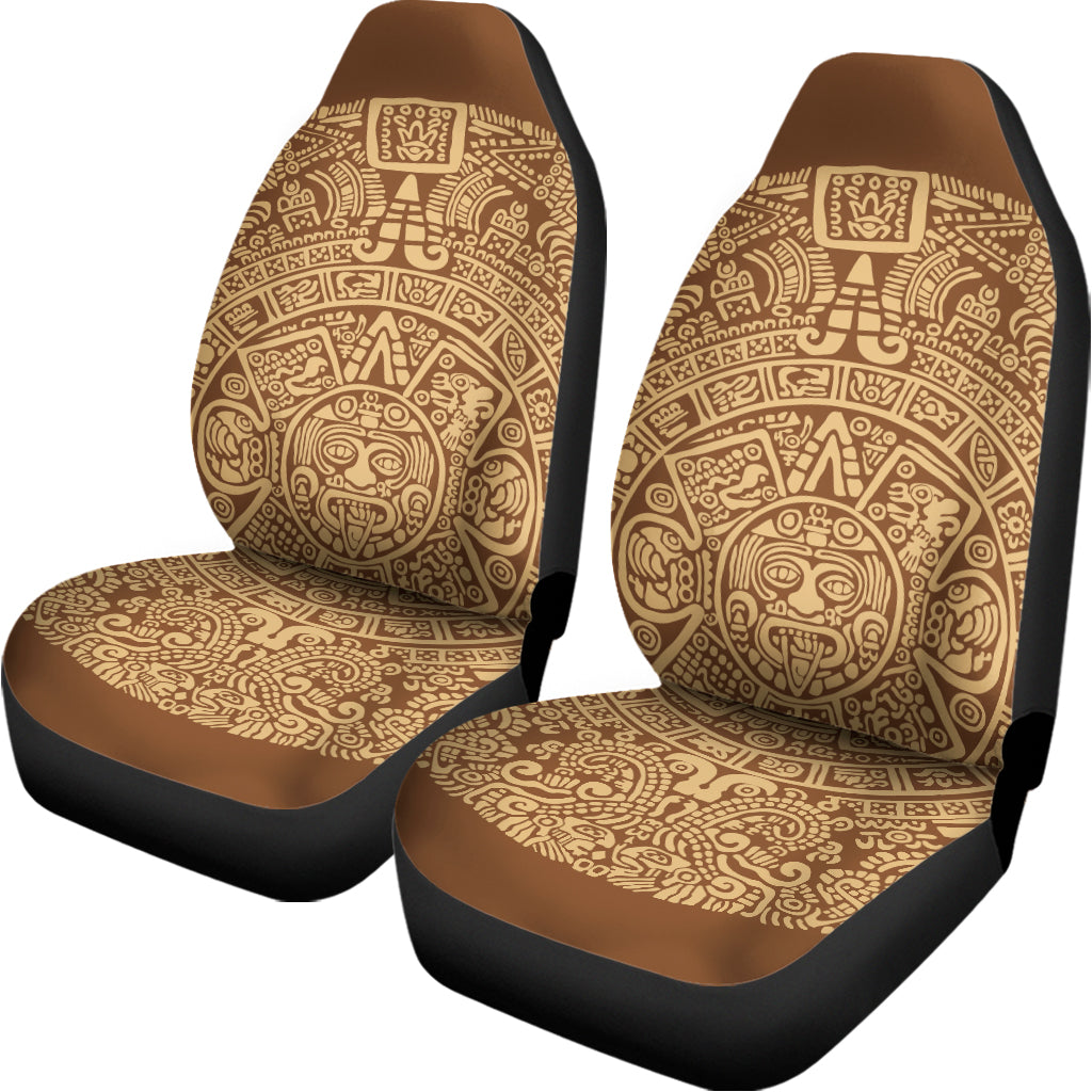 Mayan Calendar Print Universal Fit Car Seat Covers
