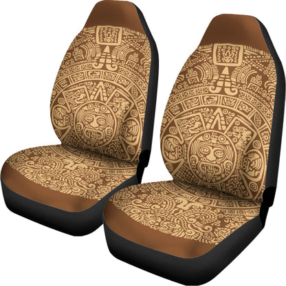 Mayan Calendar Print Universal Fit Car Seat Covers