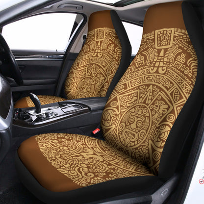 Mayan Calendar Print Universal Fit Car Seat Covers