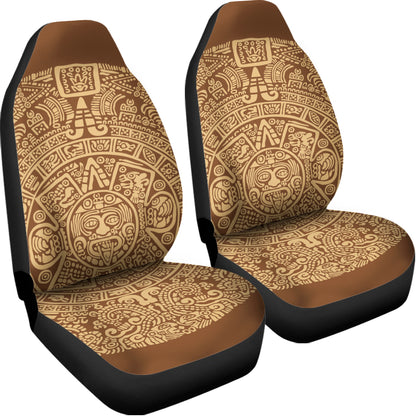 Mayan Calendar Print Universal Fit Car Seat Covers