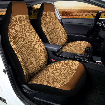 Mayan Calendar Print Universal Fit Car Seat Covers