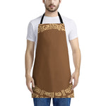 Mayan Circle Symbol Print Apron
