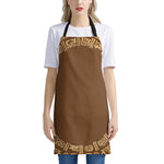 Mayan Circle Symbol Print Apron