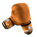 Mayan Circle Symbol Print Boxing Gloves