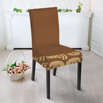 Mayan Circle Symbol Print Dining Chair Slipcover