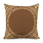 Mayan Circle Symbol Print Pillow Cover