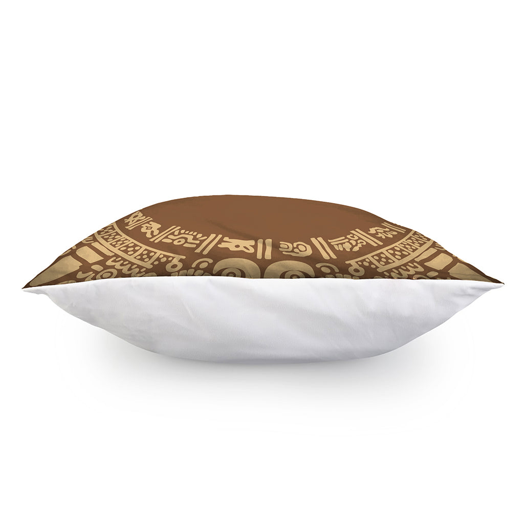 Mayan Circle Symbol Print Pillow Cover