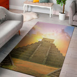 Mayan Civilization Print Area Rug