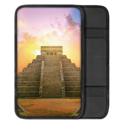 Mayan Civilization Print Car Center Console Cover