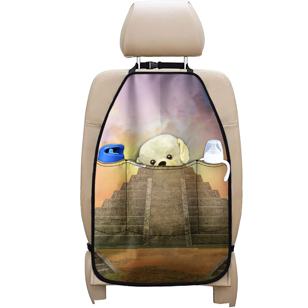 Mayan Civilization Print Car Seat Organizers