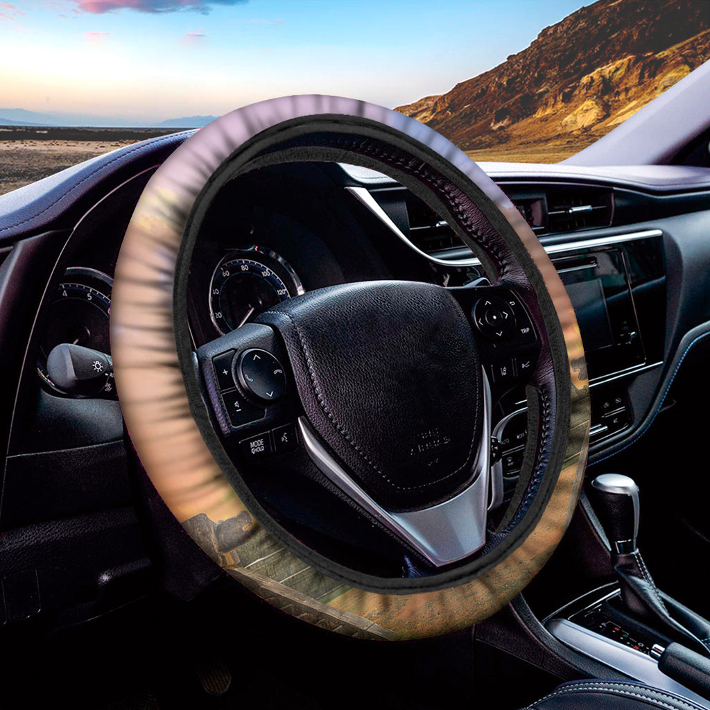 Mayan Civilization Print Car Steering Wheel Cover