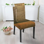 Mayan Civilization Print Dining Chair Slipcover