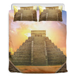 Mayan Civilization Print Duvet Cover Bedding Set
