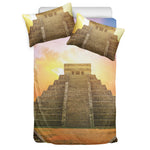 Mayan Civilization Print Duvet Cover Bedding Set