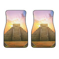 Mayan Civilization Print Front Car Floor Mats