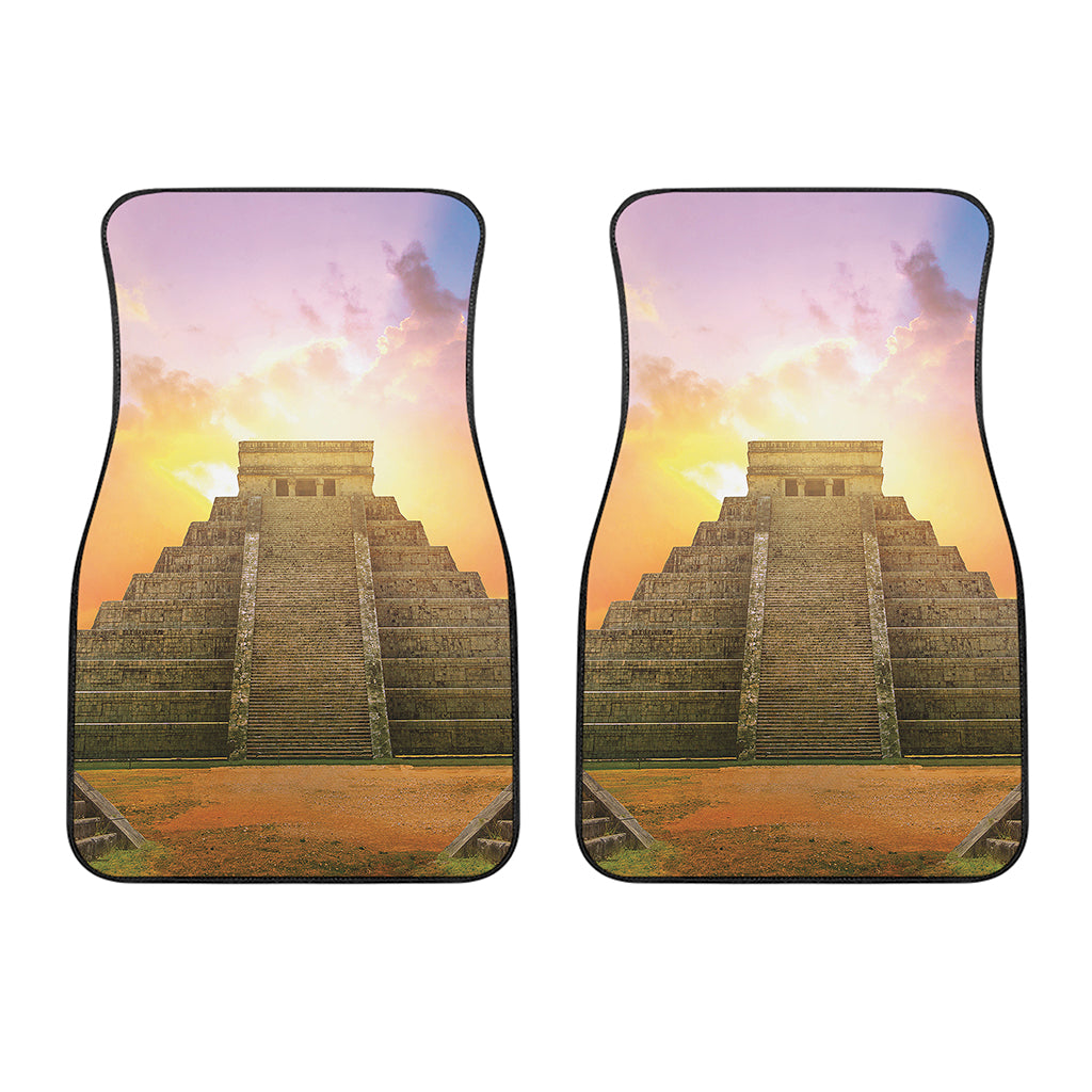 Mayan Civilization Print Front Car Floor Mats