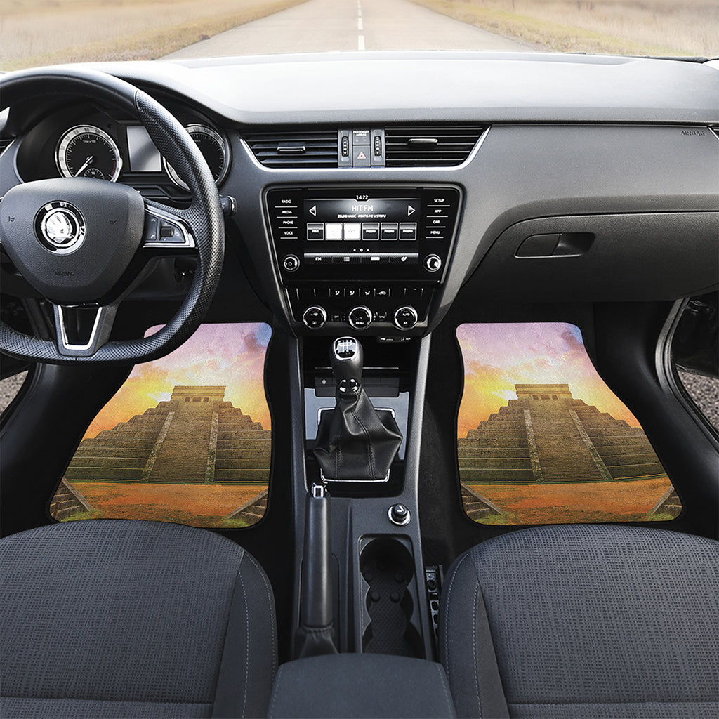 Mayan Civilization Print Front Car Floor Mats