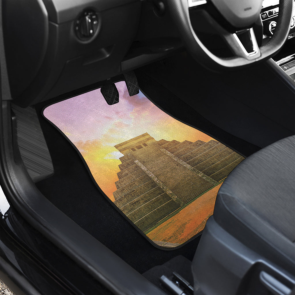 Mayan Civilization Print Front Car Floor Mats