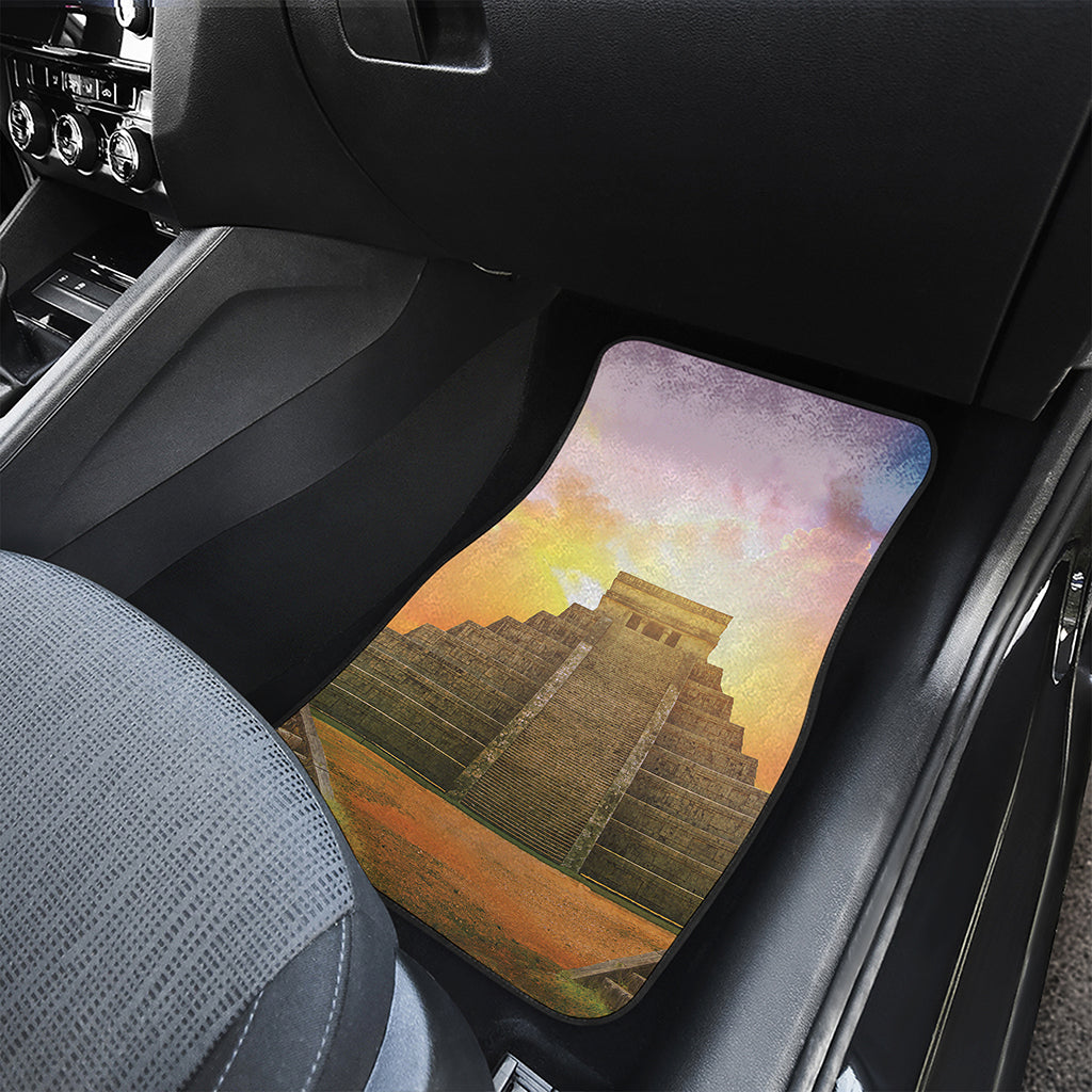 Mayan Civilization Print Front Car Floor Mats