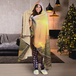 Mayan Civilization Print Hooded Blanket