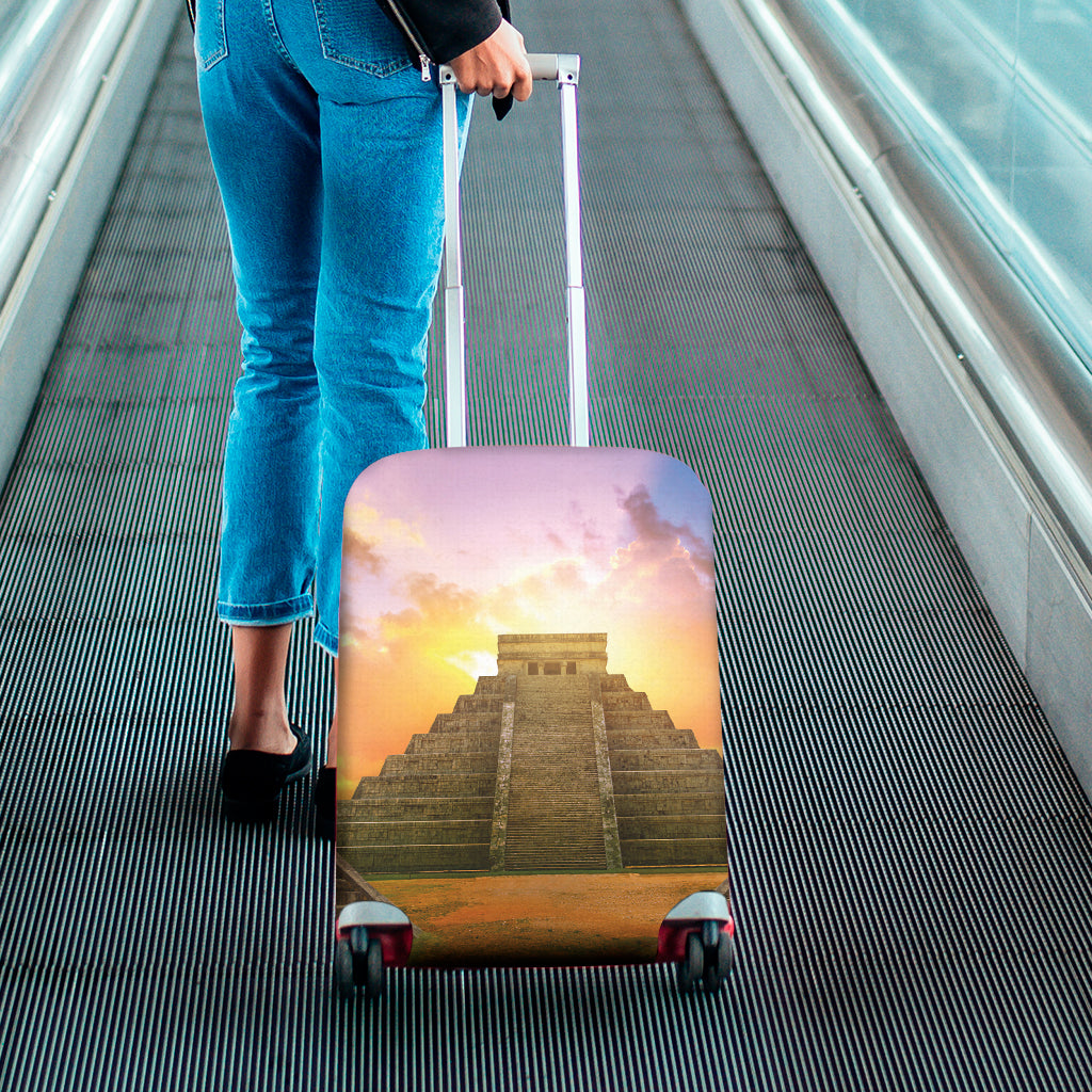 Mayan Civilization Print Luggage Cover