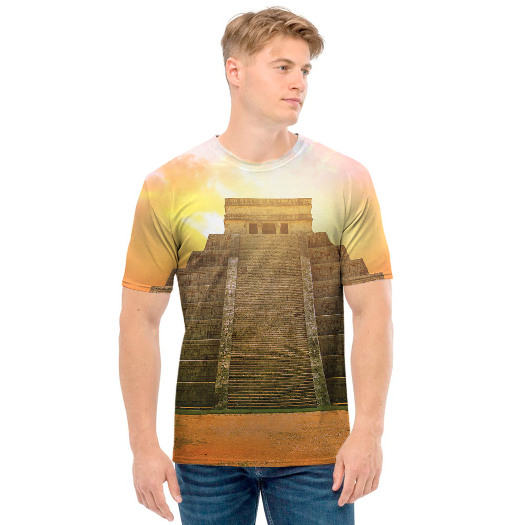 Mayan Civilization Print Men's T-Shirt