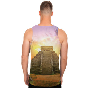 Mayan Civilization Print Men's Tank Top