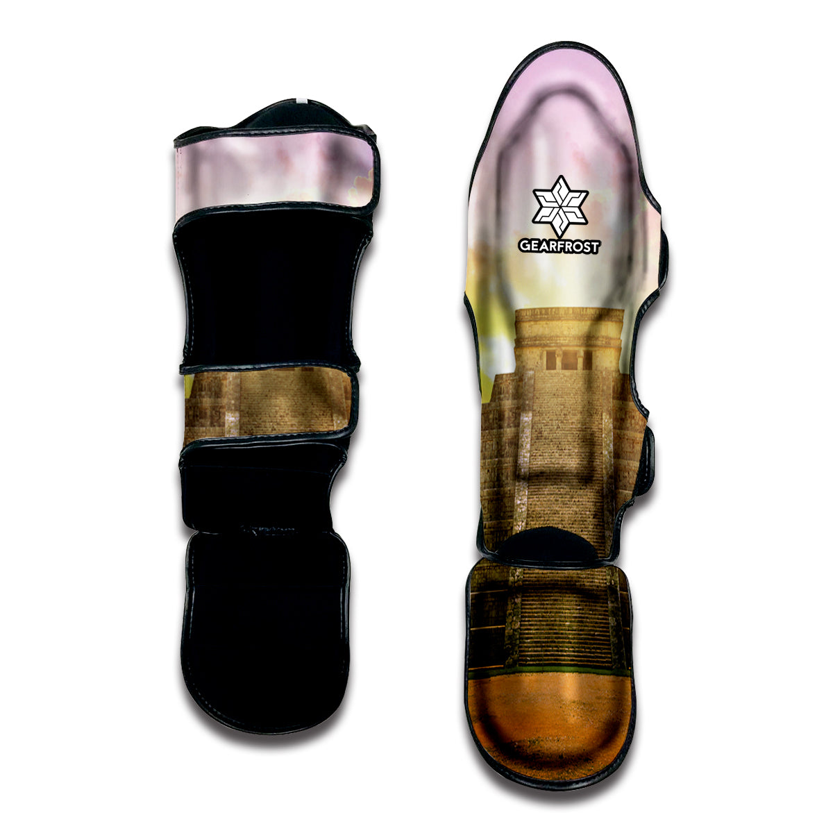 Mayan Civilization Print Muay Thai Shin Guard