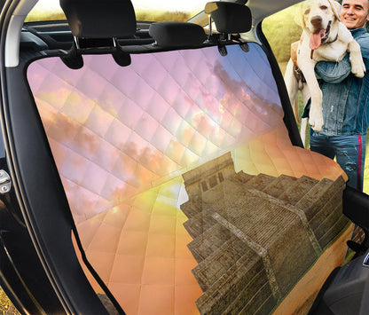 Mayan Civilization Print Pet Car Back Seat Cover