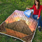 Mayan Civilization Print Quilt