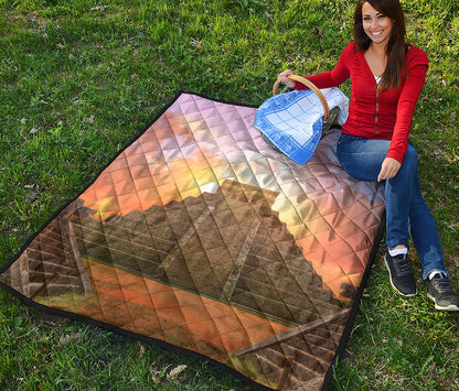 Mayan Civilization Print Quilt
